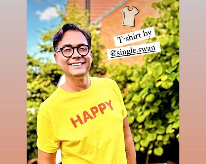 Men's feel-good slogan t-shirts by Single Swan