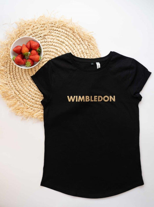 The WIMBLEDON Gold t-shirt 🪩🎾