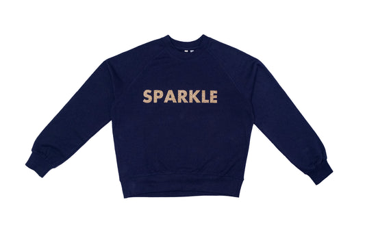 Lola Sparkle Sweatshirt Classic Fit Raglan Sleeves