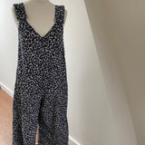 Willow Jumpsuit: Limited Edition Blue Animal Print