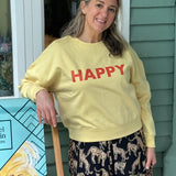 HAPPY t-shirt Yellow