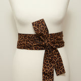 Evelyn Wraparound Belt- Animal print As featured in THE TIMES
